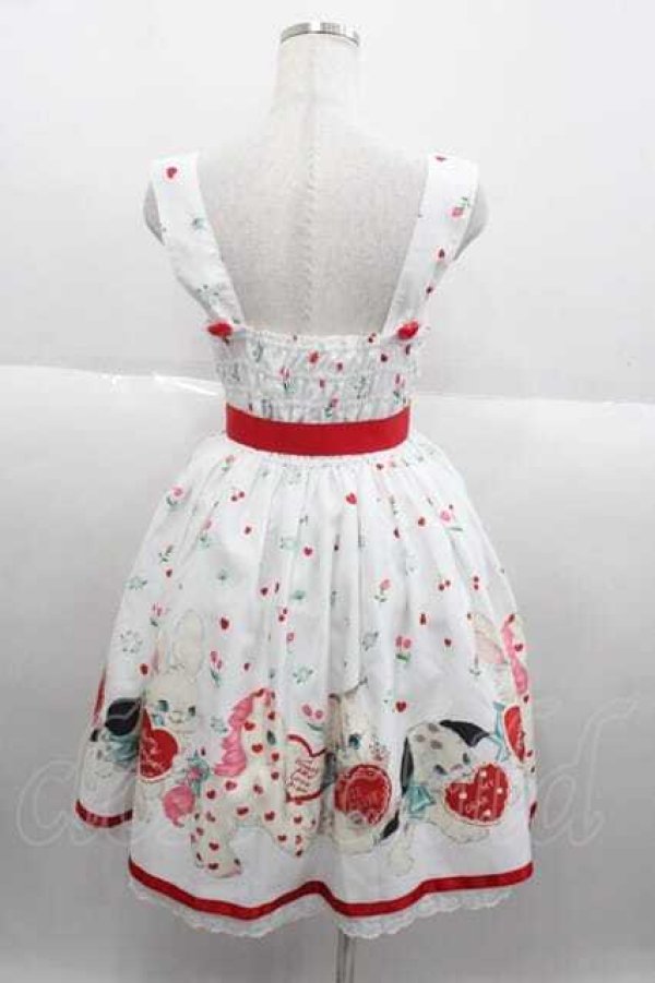 画像2: Ms LUTRA / RED Heart dolls Dress  白 I-25-09-30-073-LO-OP-SA-ZS (2)