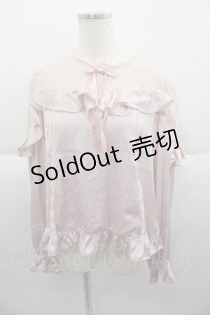 画像: Angelic Pretty / Lacy Frillブラウス  ピンク I-25-09-30-009-AP-BL-SA-ZI