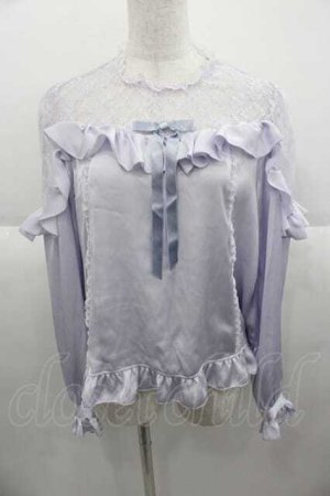画像: Angelic Pretty / Lacy Frillブラウス  ラベンダー I-25-09-30-010-AP-BL-SA-ZI