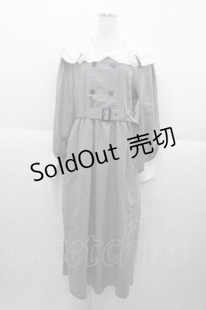 画像: melume / maki トレンチ風コートワンピース LL 中灰 I-25-09-30-091-LO-OP-SA-ZI