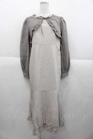 画像: Hudson honey / Makiコラボ/ボレロ&キャミワンピースセット L ブラウン I-25-09-30-093-LO-OP-SA-ZI