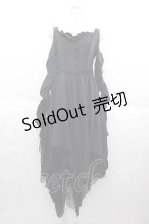 画像: alice auaa / くるみ釦イレギュラーOP 3 黒 I-25-09-30-099-AA-OP-SA-ZI