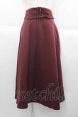 画像1: an another angelus / ウエストレースコルセットフレアースカート  ボルドー I-25-09-30-111-CA-SK-SA-ZI (1)