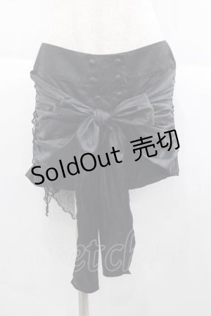 画像: alice auaa / バックリボンミニSK 4 黒 I-25-09-30-116-AA-SK-SA-ZI