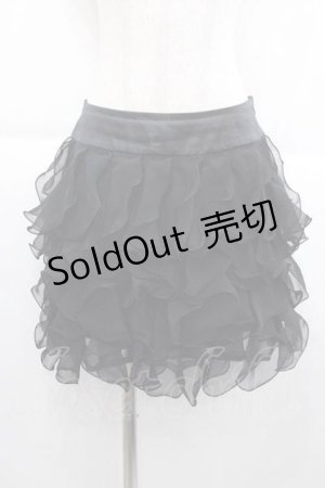 画像: alice auaa / ラッフルミニSK 4 黒 I-25-09-30-117-AA-SK-SA-ZI