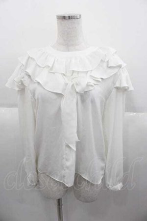 画像: MILK / Kittenブラウス  白 I-25-09-30-013-ML-BL-SA-ZI