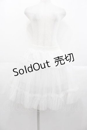 画像: AND ROMEO / オリジナルボリュームパニエ  白 I-25-09-30-123-LO-SK-HR-ZI