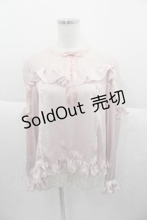 画像: Angelic Pretty / Lacy Frillブラウス  ピンク I-25-09-30-014-AP-BL-SA-ZI