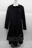 画像1: PINK HOUSE / 襟付きロングティアードコート  黒 I-25-09-30-040-LO-CO-SA-ZI (1)