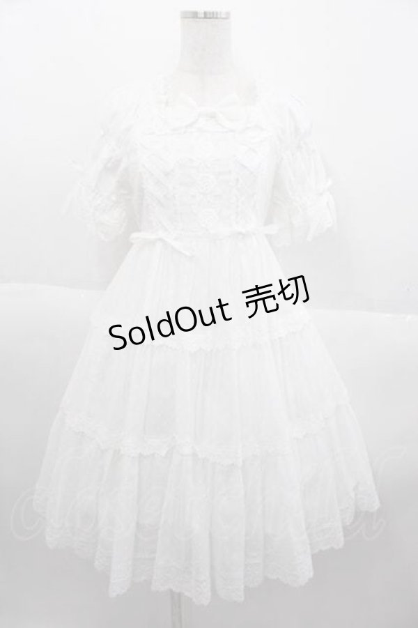 画像1: BABY,THE STARS SHINE BRIGHT / デザートワンピース（2025年）  白 I-25-09-30-045-BA-OP-SA-ZI (1)