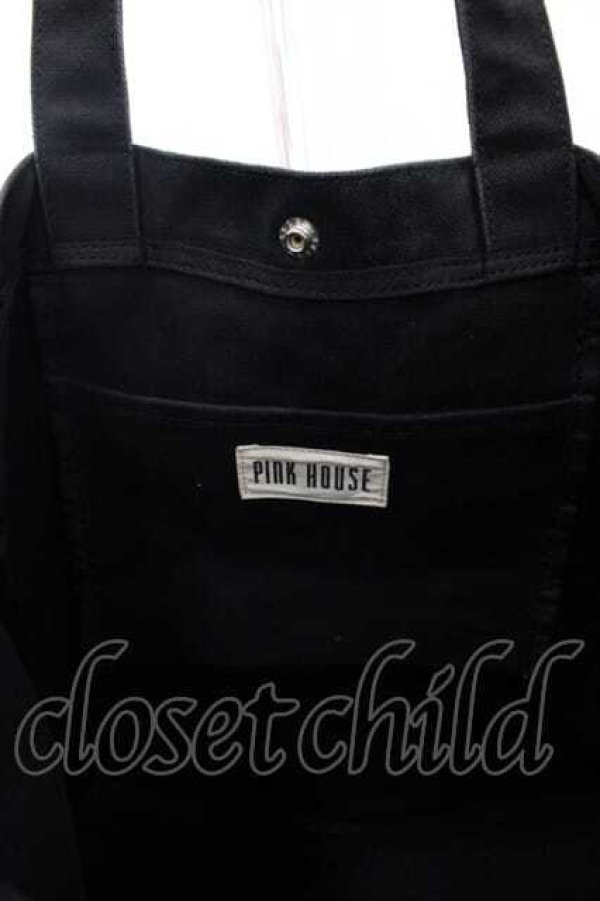 画像3: PINK HOUSE / レインボーパンケーキトートバッグ  黒 I-25-10-04-031-LO-BG-SA-ZI (3)