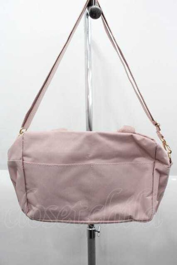 画像2: PINK HOUSE / 野ばらギンガム柄リボン付きショルダーバッグ  ピンク I-25-10-04-034-LO-BG-SA-ZI (2)