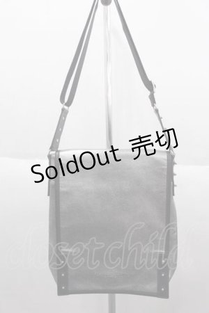 画像: Jean Paul GAULTIER / メタリックショルダーバッグ  シルバーＸ黒 I-25-10-04-035-GO-BG-SA-ZI