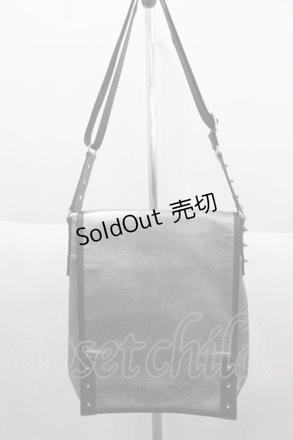 画像1: Jean Paul GAULTIER / メタリックショルダーバッグ  シルバーＸ黒 I-25-10-04-035-GO-BG-SA-ZI (1)