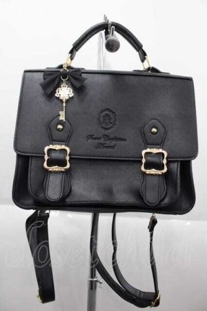 画像: Amavel / Antique Key ミニサッチェルバッグ  ブラック I-25-10-04-036-CA-BG-SA-ZI