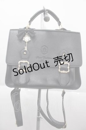 画像: Amavel / Antique Key ミニサッチェルバッグ  ブラック I-25-10-04-036-CA-BG-SA-ZI