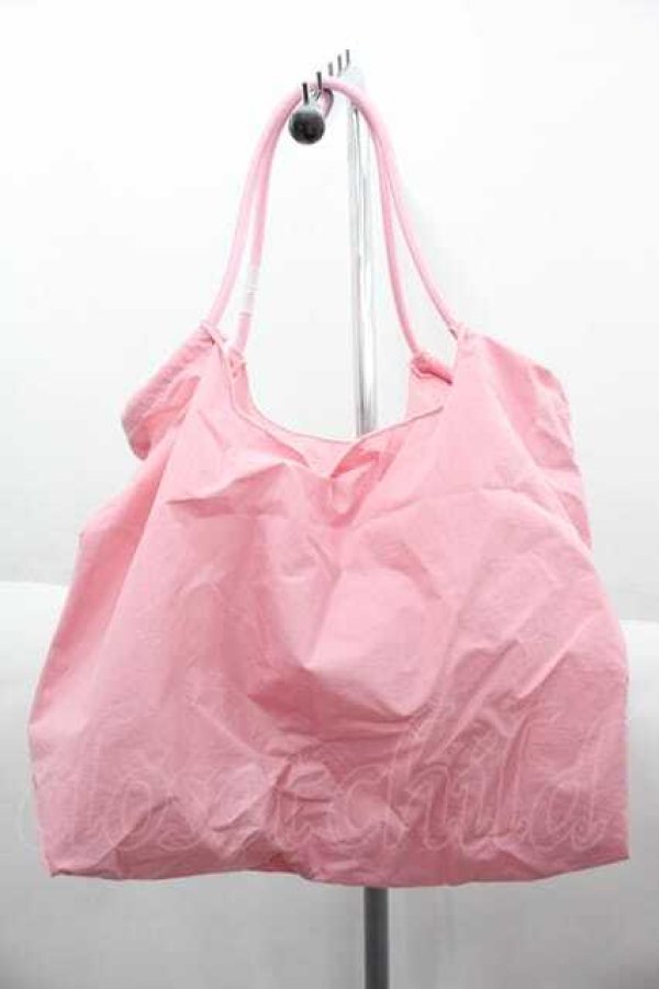 画像2: m petit by misako / クマ刺繍バッグ  ピンク I-25-10-04-038-LO-BG-SA-ZI (2)