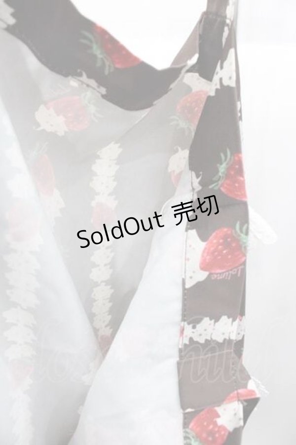 画像3: Lolime by mellfy memory / Topping Strawberriesトートバッグ  ブラウン I-25-10-04-005-LO-BG-SA-ZI (3)