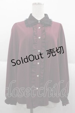 画像: NOEMIE / 推しカラー長袖ブラウス M ボルドー I-25-10-04-048-LO-BL-SA-ZI