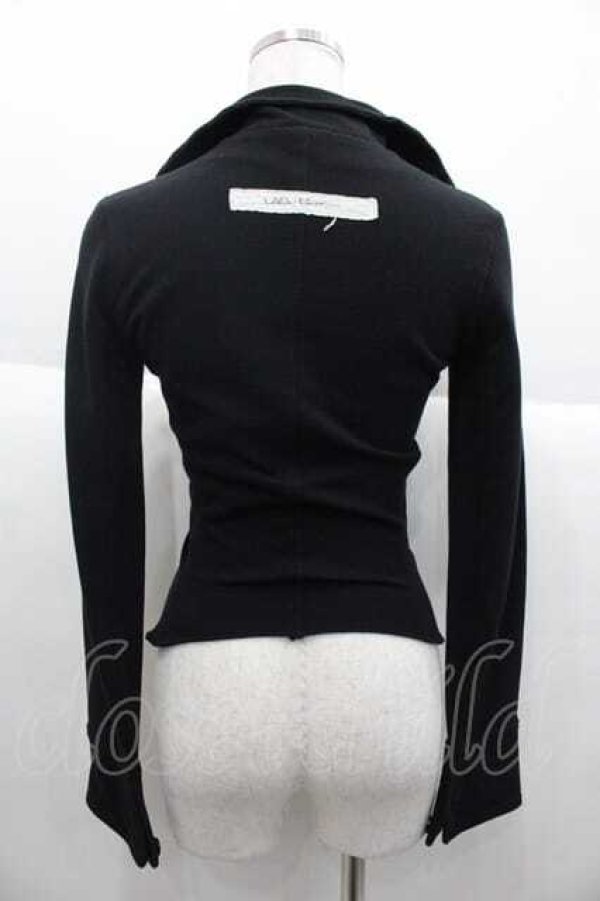 画像2: alice auaa / ワイヤー襟カーディガン  黒 I-25-10-04-064-AA-TO-HR-ZI (2)