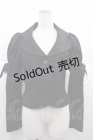 画像: BPN / 袖はしごレースジャケット  黒 I-25-10-04-065-GO-JA-HR-ZI