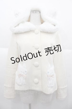 画像: Angelic Pretty / TwinCatショートコート  ピンク I-25-10-04-067-AP-CO-SA-ZI