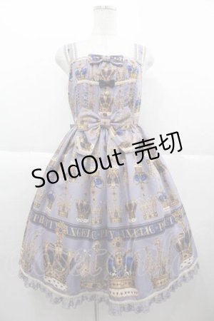 画像: Angelic Pretty / British Crownシャーリングジャンパースカート  パープル I-25-10-04-071-AP-OP-SA-ZI