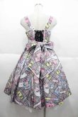 画像2: Angelic Pretty / Fancy Stationeryジャンパースカート  グレー I-25-10-04-073-AP-OP-SA-ZI (2)