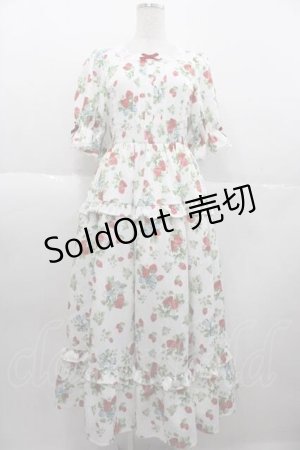 画像: axes femme kawaii / クラシックベリーワンピース  白 I-25-10-04-080-AX-OP-SA-ZI