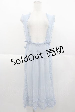 画像: PINK HOUSE / シフォンジョーゼットタブリエ  サックス I-25-10-04-092-LO-OP-SA-ZI