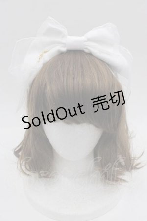 画像: Angelic Pretty / 羽根チャームカチューシャ  白 I-25-10-04-102-AP-AC-SA-ZI