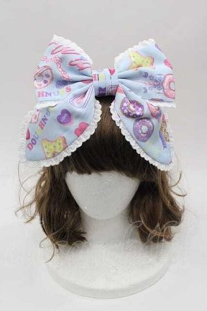 画像: Angelic Pretty / Toy's Donut Dinerヘアバンド  サックス I-25-10-04-114-AP-AC-SA-ZI
