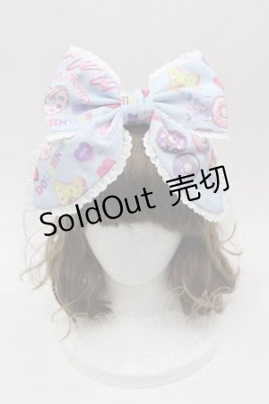 画像: Angelic Pretty / Toy's Donut Dinerヘアバンド  サックス I-25-10-04-114-AP-AC-SA-ZI