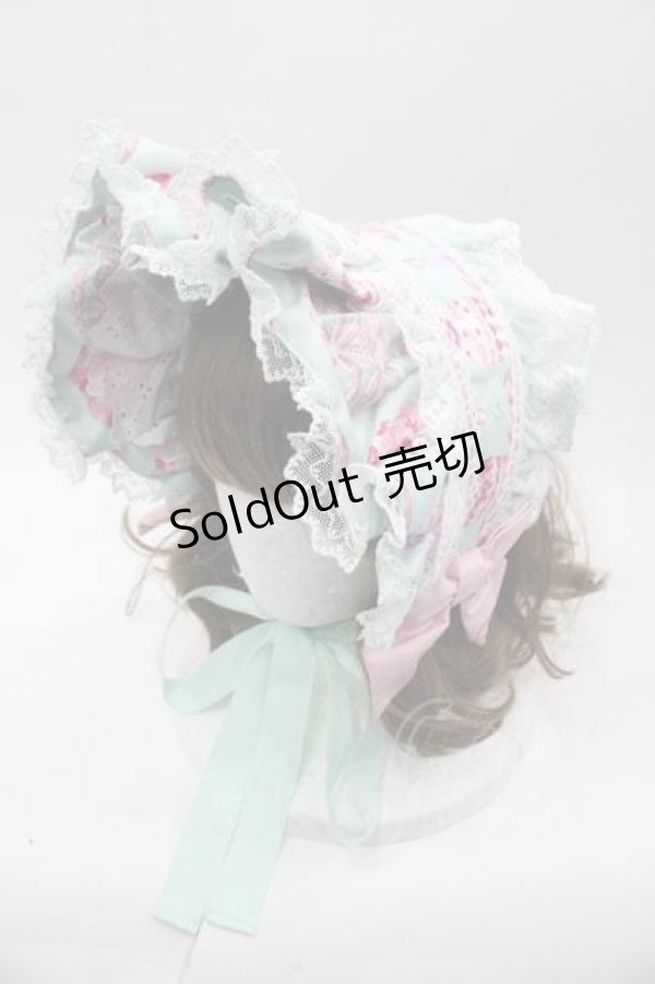 画像1: Angelic Pretty / Happy Cakesハーフボンネット  ミント I-25-10-04-116-AP-AC-HR-ZI (1)