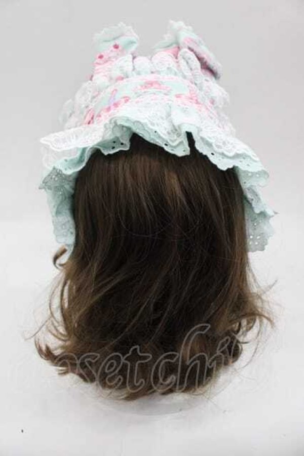 画像3: Angelic Pretty / Happy Cakesハーフボンネット  ミント I-25-10-04-116-AP-AC-HR-ZI (3)