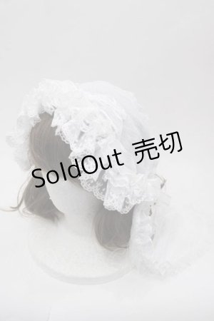 画像: Hoshibako Works / サマーアリスソフトボンネット  白 I-25-10-04-117-LO-AC-SA-ZI