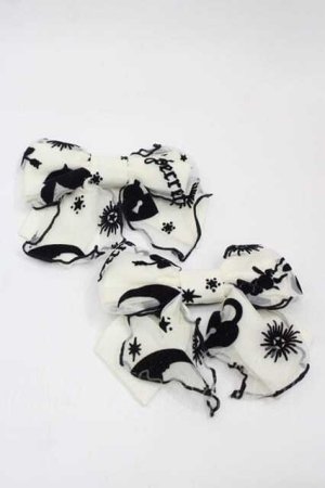 画像: Angelic Pretty / Girl’s Heartリボンクリップ  アイボリー I-25-10-04-120-AP-AC-SA-ZI