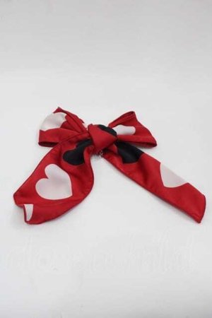 画像: Angelic Pretty / Dolly Heartバレッタ  赤 I-25-10-04-123-AP-AC-SA-ZI