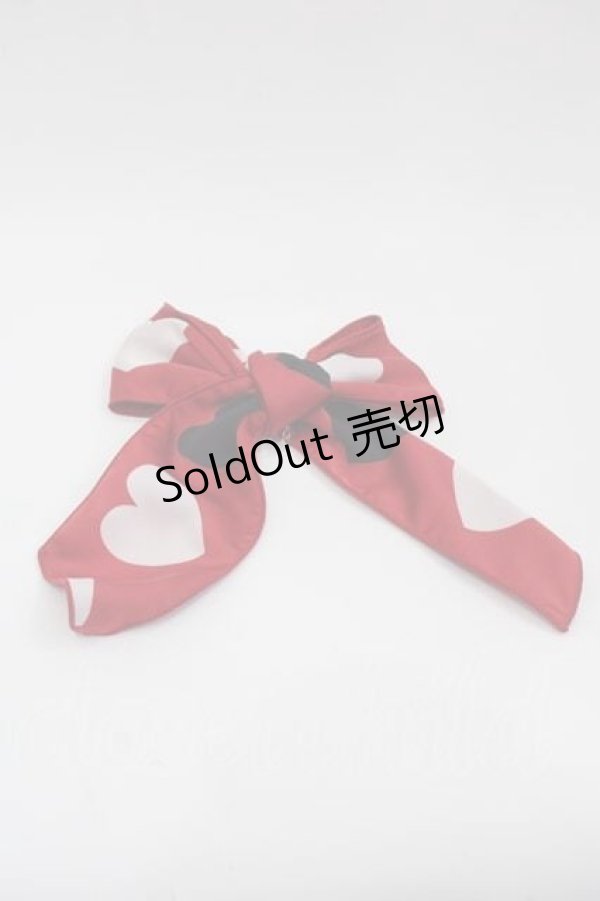 画像1: Angelic Pretty / Dolly Heartバレッタ  赤 I-25-10-04-123-AP-AC-SA-ZI (1)