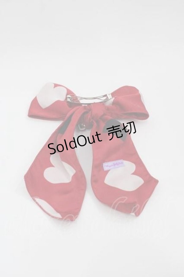 画像2: Angelic Pretty / Dolly Heartバレッタ  赤 I-25-10-04-123-AP-AC-SA-ZI (2)