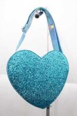 画像1: MILK / グリッターハートショルダー  青 I-25-10-04-011-ML-BG-SA-ZI (1)