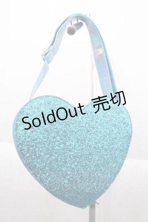 画像: MILK / グリッターハートショルダー  青 I-25-10-04-011-ML-BG-SA-ZI