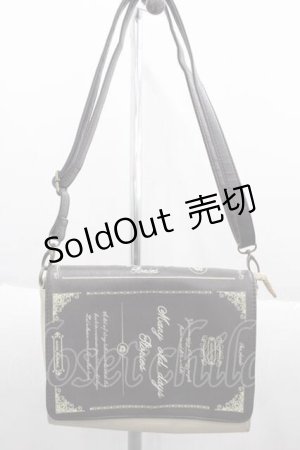 画像: axes femme / BOOK型ショルダーバッグ  ブラウンＸアイボリー I-25-10-04-021-AX-BG-SA-ZI