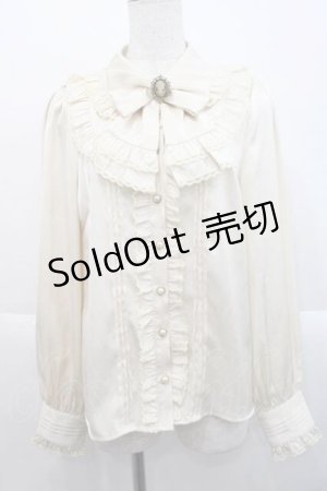 画像: Amavel / Antique Dollフリルブラウス  ベージュ I-25-10-10-005-CA-BL-SA-ZI