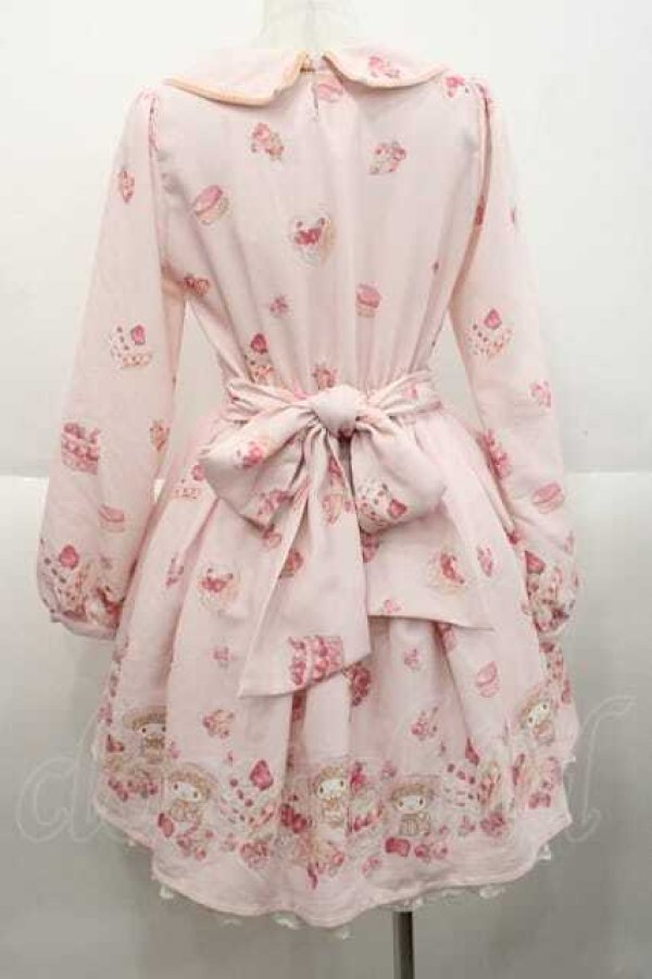 画像2: LIZ LISA / スイートケーキ柄ワンピース  ピンク I-25-10-10-061-LO-OP-SA-ZI (2)