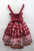 画像2: Angelic Pretty / TOY MARCHジャンパースカート  ボルドー I-25-10-10-080-AP-OP-SA-ZI (2)