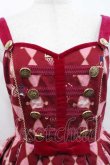 画像4: Angelic Pretty / TOY MARCHジャンパースカート  ボルドー I-25-10-10-080-AP-OP-SA-ZI (4)