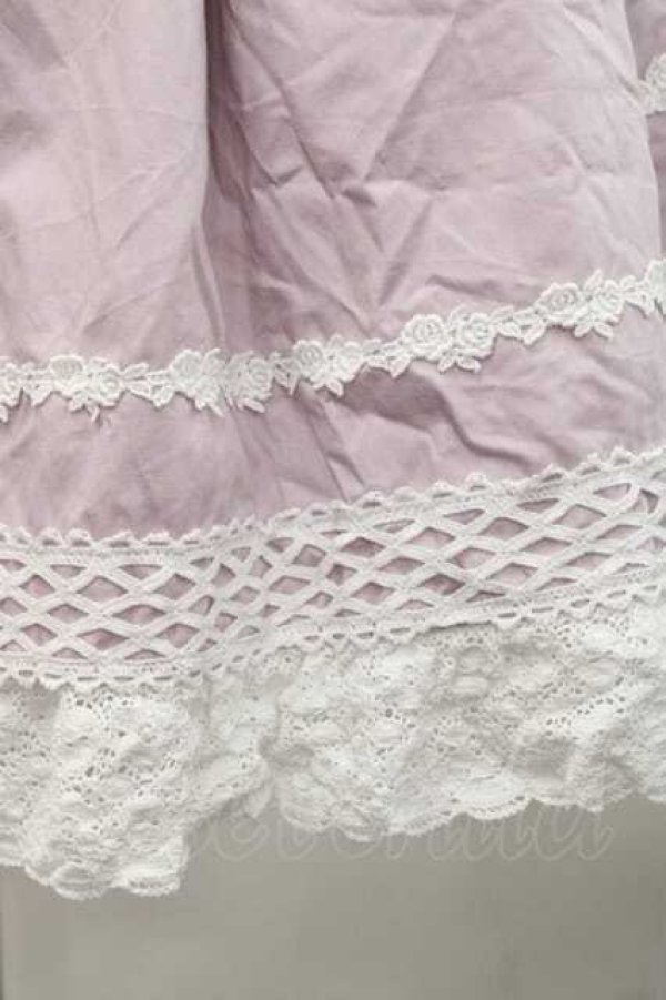 画像4: BABY,THE STARS SHINE BRIGHT / シャーリングプリンセスジャンパースカート  ラベンダー I-25-10-10-081-BA-SK-SA-ZI (4)