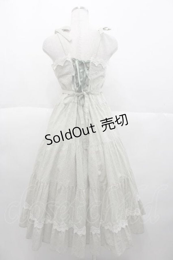 画像2: ALICE and the PIRATES / Le jardin secretジャンパースカート  グリーン I-25-10-10-086-PA-OP-SA-ZI (2)