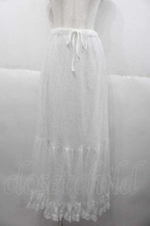画像: Katie / GRUNGE DOLLスカート  白 I-25-10-10-107-LO-SK-SA-ZI